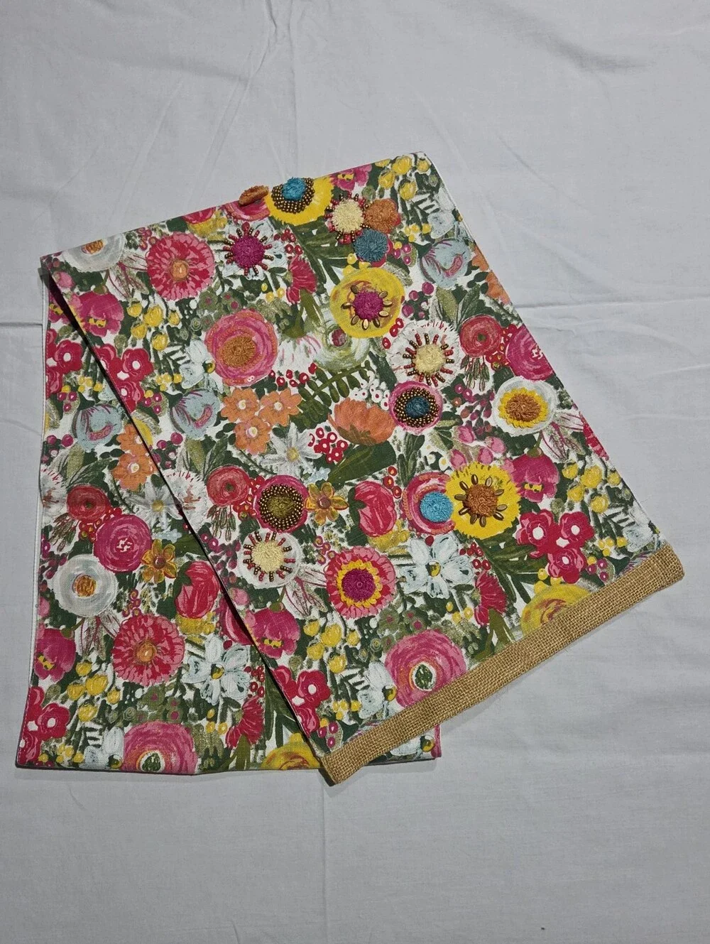 Pier 1 Imports Bountiful Blooms Table Runner 12.75